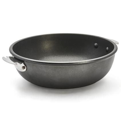 Mély serpenyő CHOC EXTREME LOQY 24 cm, fekete, alumínium, de Buyer
