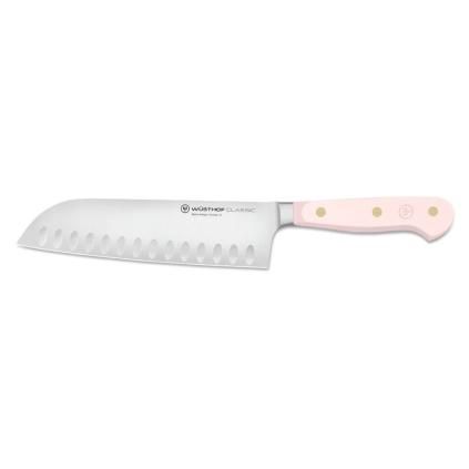 Santoku kés CLASSIC COLOUR 17 cm, rózsaszín himalájai só, Wüsthof