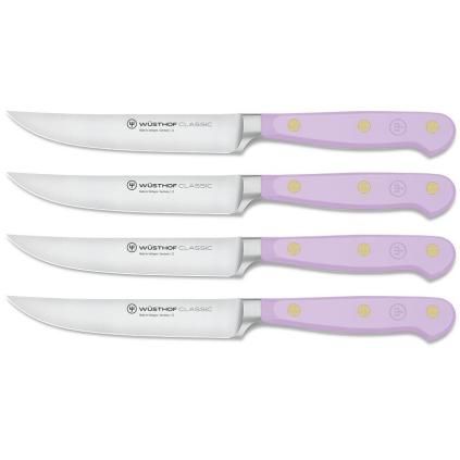 Steak kés CLASSIC COLOUR, szett 4 darab, 12 cm, lila jamgyökér, Wüsthof