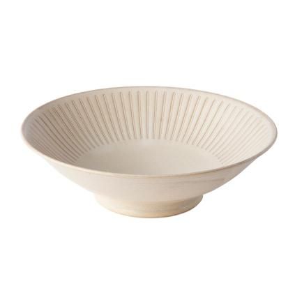 Ramen tál RIDGED ALABASTER 900 ml, krém, MIJ