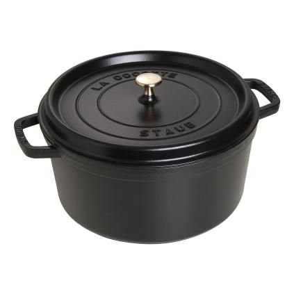 Öntöttvas edény COCOTTE 30 cm, fekete, Staub