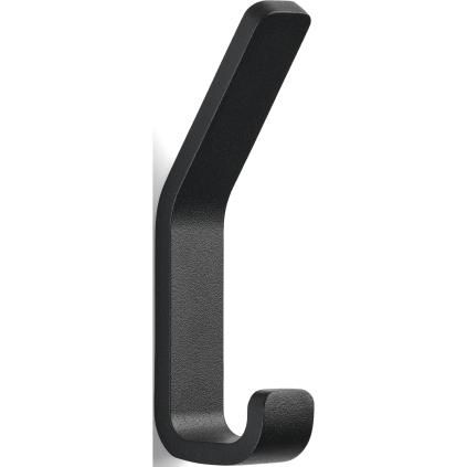 Törölköző akasztó RIM 11 cm, dupla, fekete, alumínium, Zone Dánia