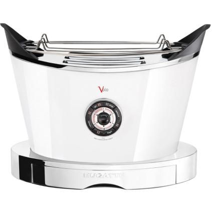 Kenyérpirító VOLO 32 cm, fehér, rozsdamentes acél, Bugatti