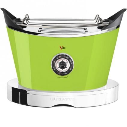 Kenyérpirító VOLO 32 cm, almazöld, rozsdamentes acél, Bugatti