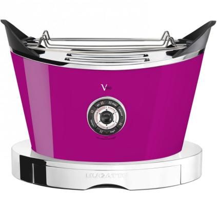 Kenyérpirító VOLO 32 cm, lila, rozsdamentes acél, Bugatti