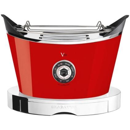 Kenyérpirító VOLO 32 cm, piros, rozsdamentes acél, Bugatti
