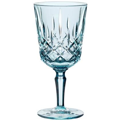 Borospoharak NOBLESSE COLORS, szett 2, 355 ml, aqua, Nachtmann