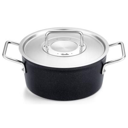 Lábas ADAMANT 20 cm, 2,7 l, Üveg fedél, tapadásmentes felület, Fissler