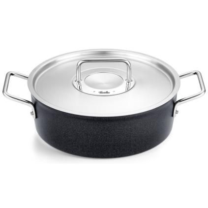Lábas ADAMANT 28 cm, 4,3 l, Üveg fedél, tapadásmentes felület, Fissler