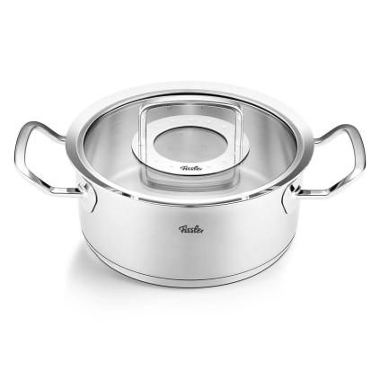 Alacsony lábas ORIGINAL PROFI 20 cm, ezüst, rozsdamentes acél, Fissler