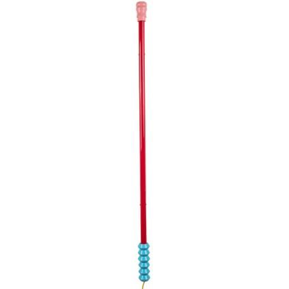 Fali dekoratív lámpa SUPERLINEA 141,5 cm, piros, fa/műanyag, Seletti