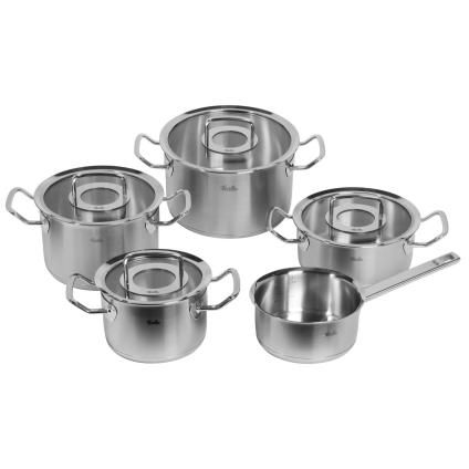 Edénykészlet ORIGINAL PROFI, nyeles lábas, 5 db szett, rozsdamentes, Fissler