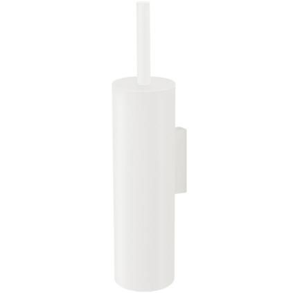 WC-kefe TUBO 40 cm, falra szerelhető, fehér, rozsdamentes acél, Zack