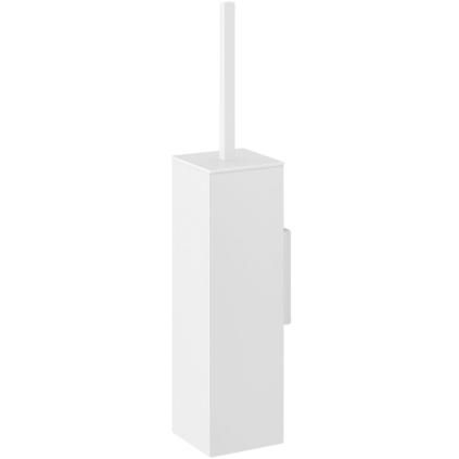 CARVO 42 cm-es WC-kefe, falra szerelhető, fehér, rozsdamentes acél, Zack