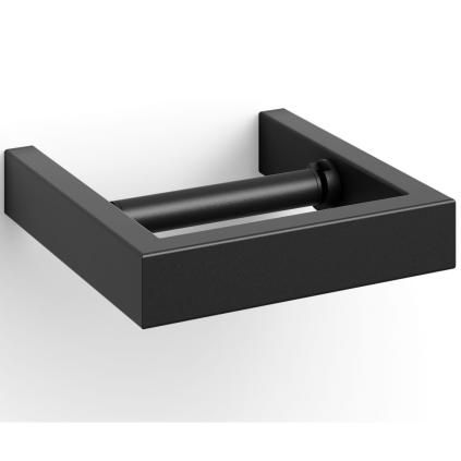 WC-papír tartó LINEA 15 cm, fekete, rozsdamentes acél, Zack