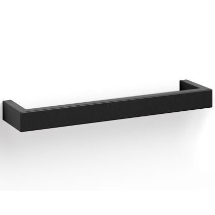 Törölközőtartó LINEA 46 cm, fekete, rozsdamentes acél, Zack