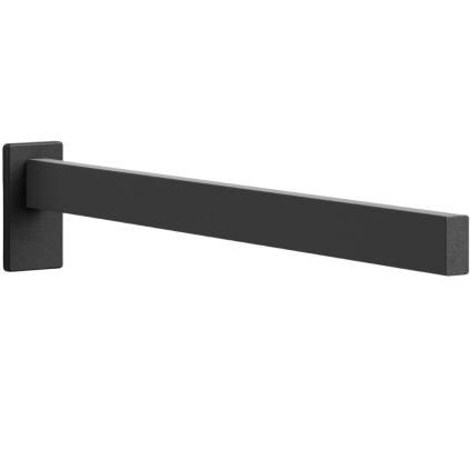Törölközőtartó LINEA 42 cm, fekete, rozsdamentes acél, Zack