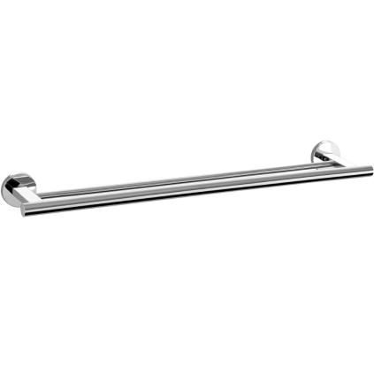 Törölközőtartó SCALA 66 cm, dupla, polírozott, rozsdamentes acél, Zack