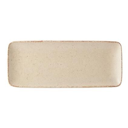 Tálalótányér SAND FADE 29,5 x 12 cm, bézs, MIJ
