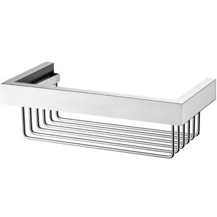 Zuhanyzó polc LINEA 26 cm, polírozott, rozsdamentes acél, Zack