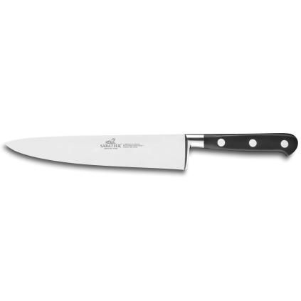 Szakácskés IDÉAL 20 cm, rozsdamentes acél szegecsek, fekete, Lion Sabatier
