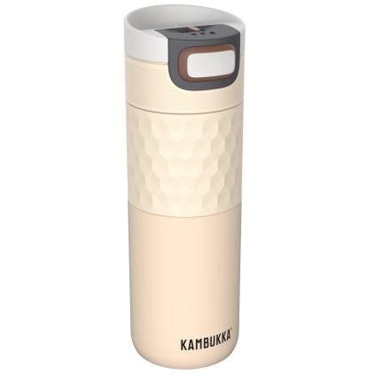 Thermo bögre ETNA GRIP 500 ml, bézs színű hordók, rozsdamentes acél, Kambukka