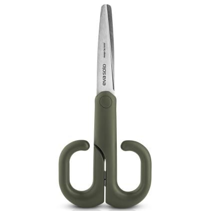 Konyhai olló GREEN TOOLS 16 cm, zöld, műanyag, Eva Trio