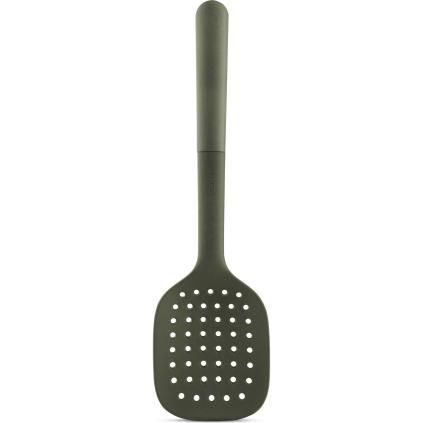 Szűrőkanál GREEN TOOLS 29 cm, zöld, műanyag, Eva Trio