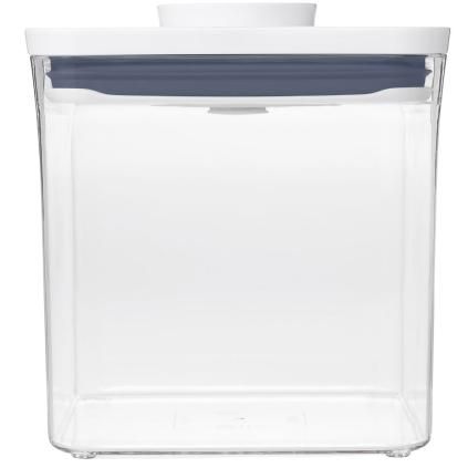 Élelmiszertároló edény POP GOOD GRIPS 2,6 l, nagy négyzet alakú, műanyag, OXO