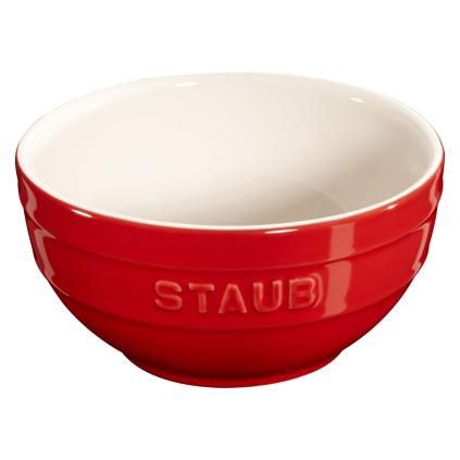 Tál 400 ml, piros, kerámia, Staub