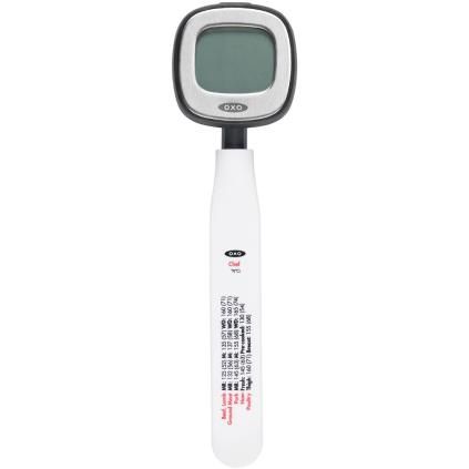 Grill hőmérő GOOD GRIPS 25 cm, fekete, műanyag, OXO