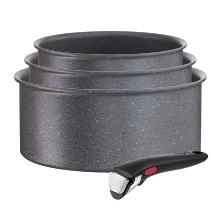 Étkészlet INGENIO NATURAL FORCE L3969002, 4 db szett, tapadásmentes felület, Tefal