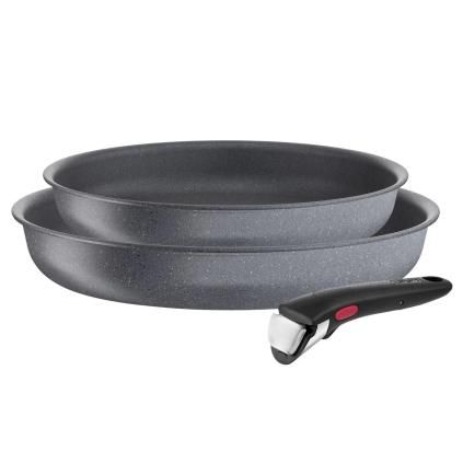 Serpenyőkészlet INGENIO NATURAL FORCE 24 cm és 28 cm, 3 db szett, tapadásmentes, Tefal