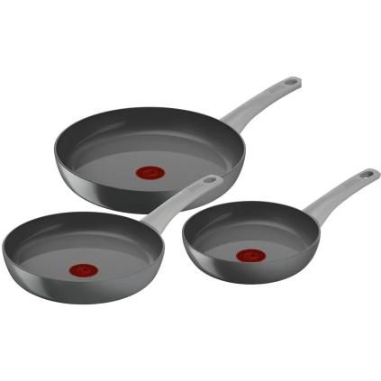 Serpenyőkészlet RENEW ON, 3 db szett, kerámia, Tefal