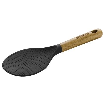 Konyha kanál 22 cm, rizshez, barna, szilikon, Staub