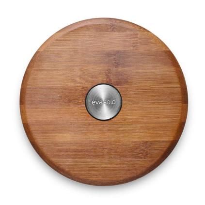 Mágneses edényalátét NORDIC KITCHEN 20 cm, barna, bambusz,Eva Trio