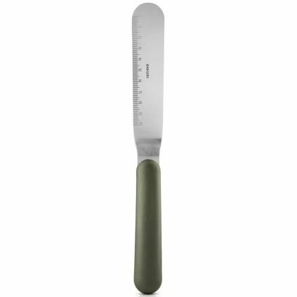 Cukormáz spatula GREEN TOOLS 27 cm, zöld, rozsdamentes acél, Eva Trio