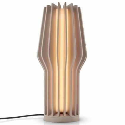 RADIANT Eva Solo hordozható asztali lámpa 25 cm, LED, gyöngyház bézs, műanyag