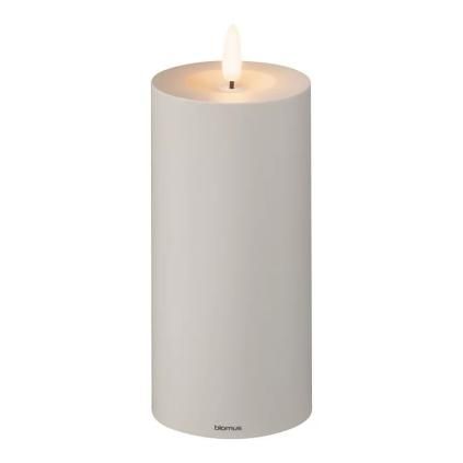 Blomus NOCA asztali lámpa, 15 cm, LED, sötétszürke, műanyag