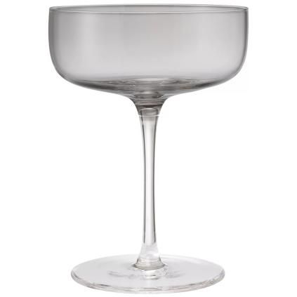 Blomus FUUMI pezsgőspohár, 280 ml, 4 db-os szett, füst, üveg