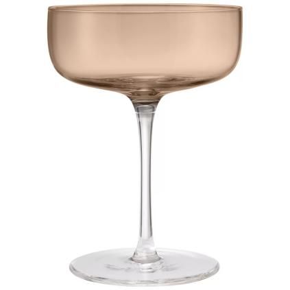 Blomus FUUMI pezsgőspohár, 280 ml, 4 db-os szett, kávé, üveg