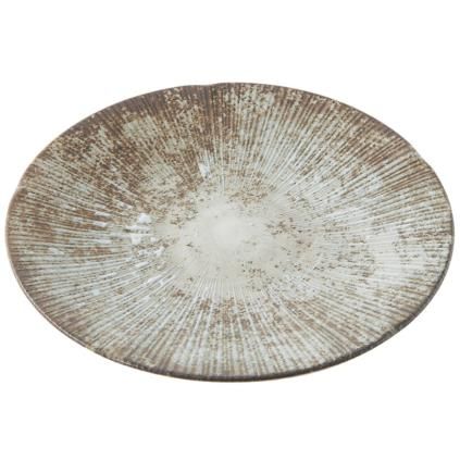 211644 predkrmovy talir ice whitewash 22 cm bila keramika mij