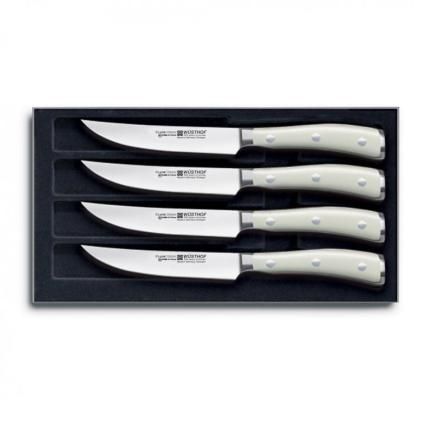 Steak kés CLASSIC IKON CREME, 4 db szett, WÜSTHOF