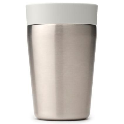 Brabantia MAKE & TAKE thermo bögre, 200 ml, világosszürke, acél