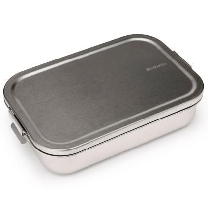 Brabantia MAKE & TAKE uzsonnás doboz, 2 l, ezüst, rozsdamentes acél