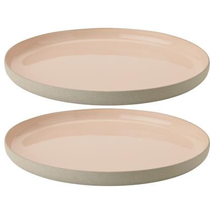 Stelton EMMA lapostányér, 24 cm, 2 db szett, rózsaszín, kőedény