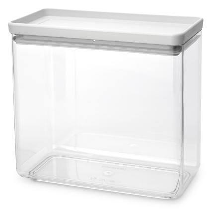 Brabantia TASTY PLUS üveg tárolóedény készlet, 3,5 l, világosszürke, műanyag