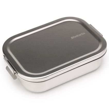 Brabantia MAKE & TAKE uzsonnás doboz, 1,1 l, ezüst, rozsdamentes acél