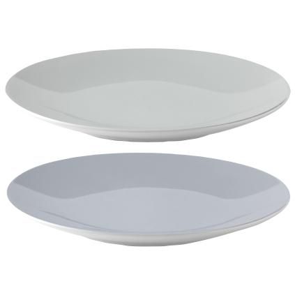 Stelton EMMA lapostányér, 22 cm, 2 db-os szett, kék, kőporcelán