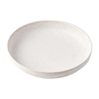 Lapostányér FADE 20 cm, magas éllel, bézs, MIJ